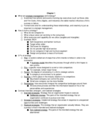 Study Guide for Exam 1