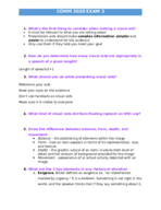 Exam 2 Review Comm 2020