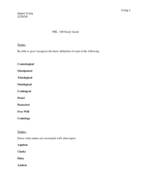 Study Guide