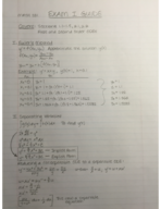Math 331, Study Guide 1