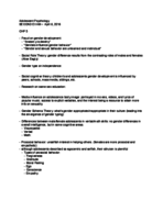 PSY 303 2nd Exam Notes