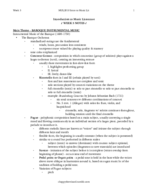 Intro to Music Lit Notes - Week 5