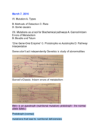 Genetics Exam 3 Study Guide