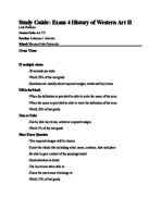 Art 272 Exam 4
