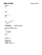 Week 10 Notes UNIX