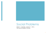 Socio 3 Week 2