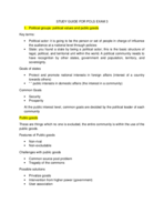 Study guide for Exam 3