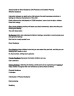 Study Guide For CDFS 211