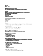 Week of Notes ANT 347