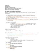 Principles of Macroeconomics Week 2 Notes