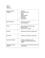 Exam 3 Study Guide