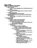 Study Guide for Exam 3