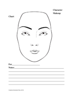 Makeup Design Sheet