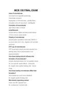 MCB 150 FINAL EXAM STUDY GUIDE