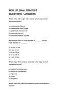 MCB 150 FINAL EXAM PRACTICE QUESTIONS 