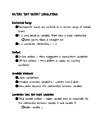 Factors That Distort Correlations
