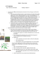 Biology 162 Midterm One Study Guide