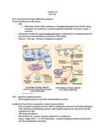 Lecture 18 - BIOL 225 - Cell Biology 