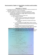 Eco 2013, week 10 notes