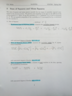 Stat 301 Lectures 18-19 Notes + Examples