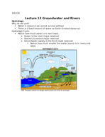 Physical Geology Test 4 Study Guide