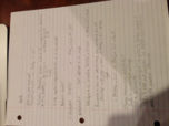 Chem Dr. Barber Notes One week 