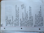 Bio 151 notes 4/11-4/15