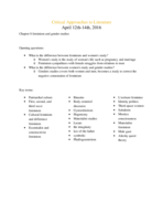 Critical Approaches to Literature HUMA 3300.001