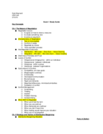 Exam 1 Study Guide