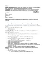 Chemistry 110, Week 9