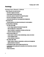Sociology Theory