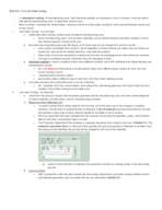 BUS 215; Banfield, Ch 3 Week 2 Notes