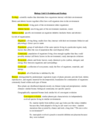 Biology Unit 5 Study Guide