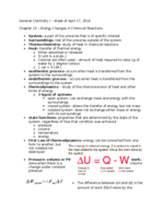 Chem notes April 19