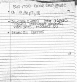Final Exam Study Guide BUS 1750 