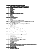 Psychology of Gender Exam 3: Chapters 9-11