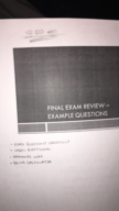 FINAL STUDY GUIDE