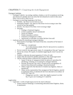 Auditing Final Exam Review