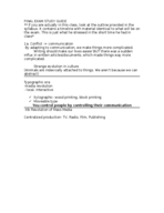 Final Exam Study Guide