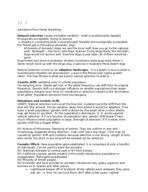 BIOS101 Notes for Exam 3