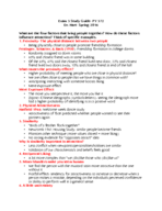 PY 372 Exam 3 Study Guide