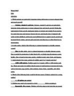 FNN 303 Study Guide