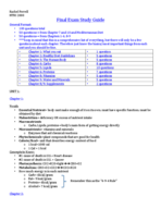 Dr. Greene Final Exam Study Guide