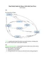 Tulane Macroeconomics 1020 with Toni Weiss Final Study Guide