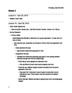 Comm 88 Week 5 Notes - Mullin