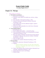 PSY 250 Exam 6: FINAL EXAM Study Guide