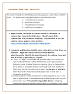 CMM 308 : Final Exam