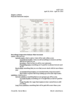Chapter 14 Notes and Test Review