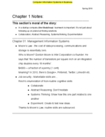 CIS Chapter 1 Notes
