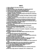 LIFE 103 COMPREHENSIVE FINAL STUDY GUIDE (Units 1-4)